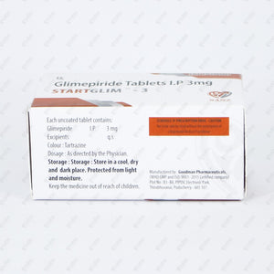 STARTGLIM 3mg Tablet 10