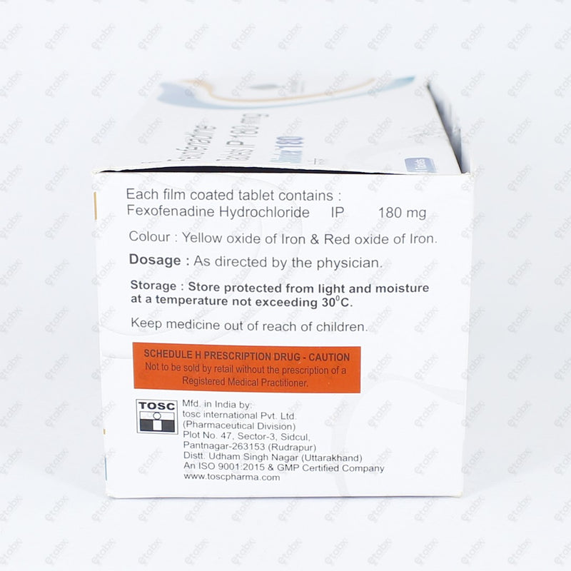 SKINOFEX 180mg Tablet 10's