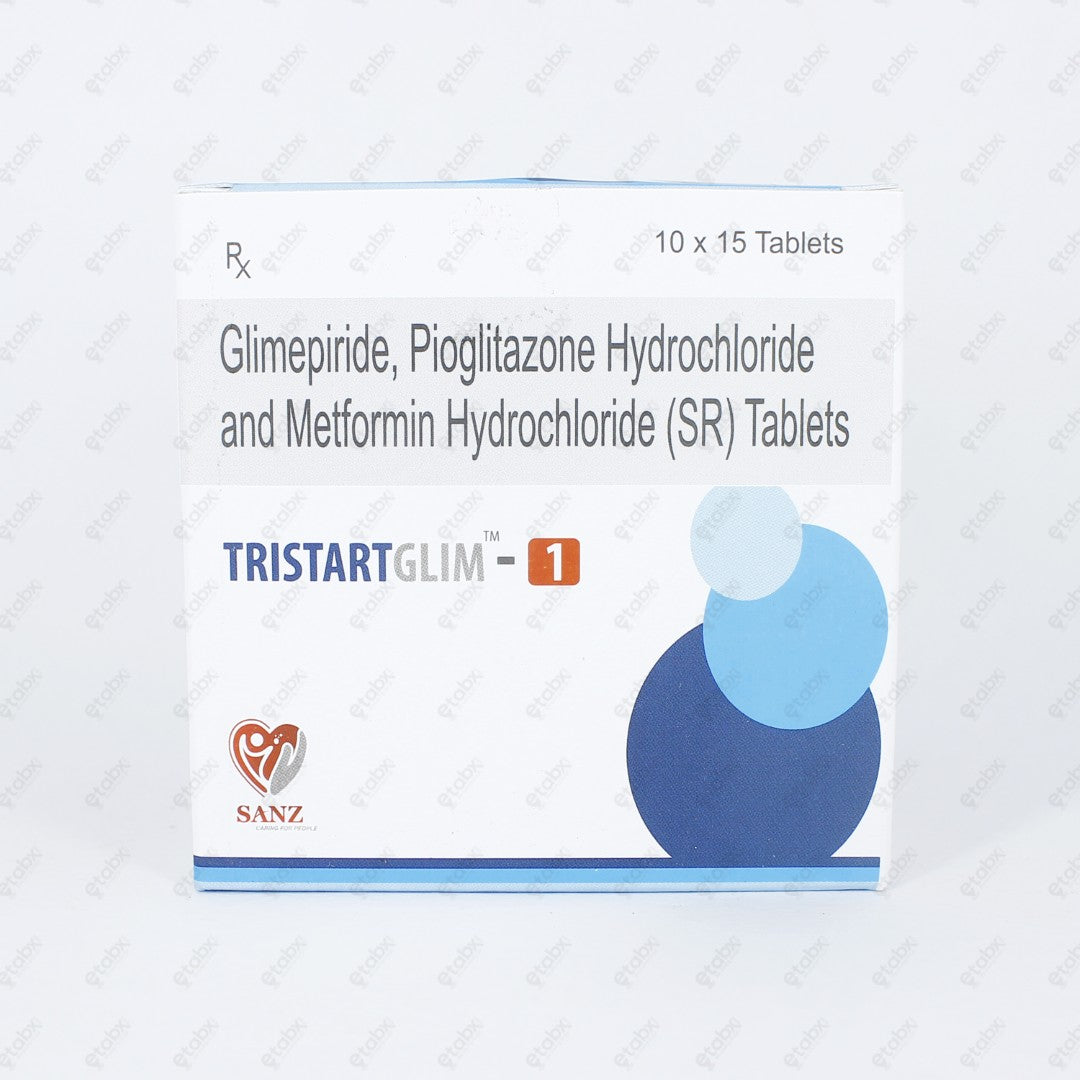 Tristart Glim 1mg Tablet 15's