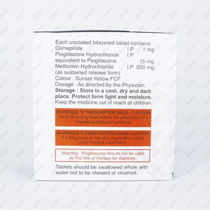 Tristart Glim 1mg Tablet 15's