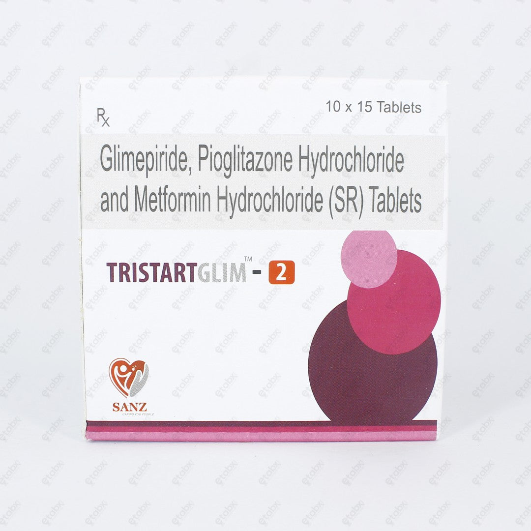Tristart Glim 2mg Tablet 15's