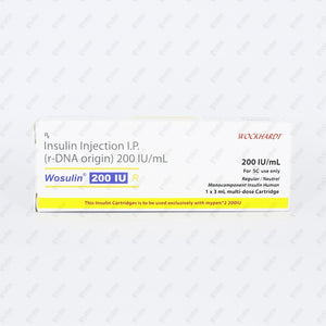 Wosulin 200IU R Cartridge 1