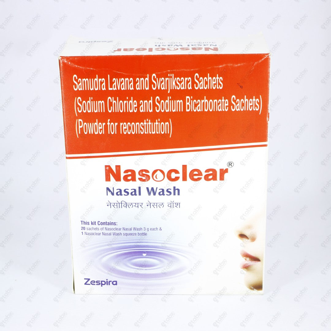 Nasoclear Nasal Wash Kit Sachets 20's