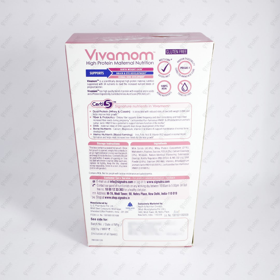 Vivamom Vanilla 400gm