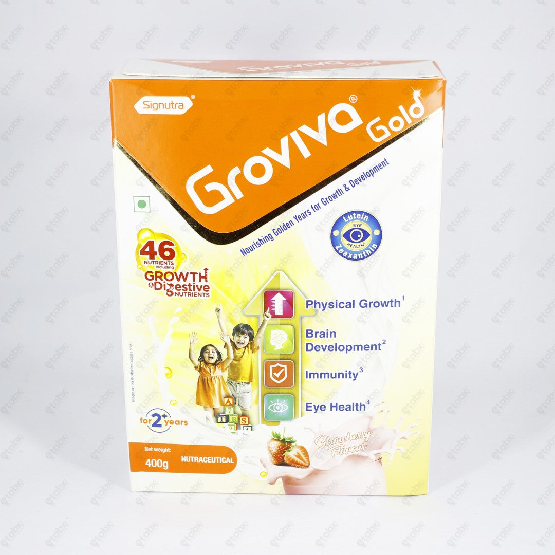 Groviva Strawberry Nutritional Powder 400gm