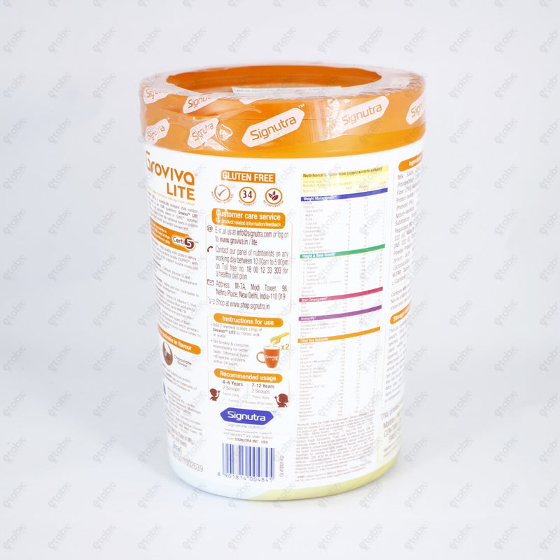 Groviva Lite Vanilla 400gm