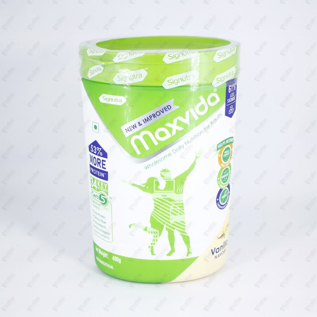 Maxvida Vanilla Nutritional Powder 400gm