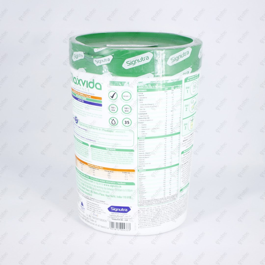 Maxvida Advance Vanilla 400gm