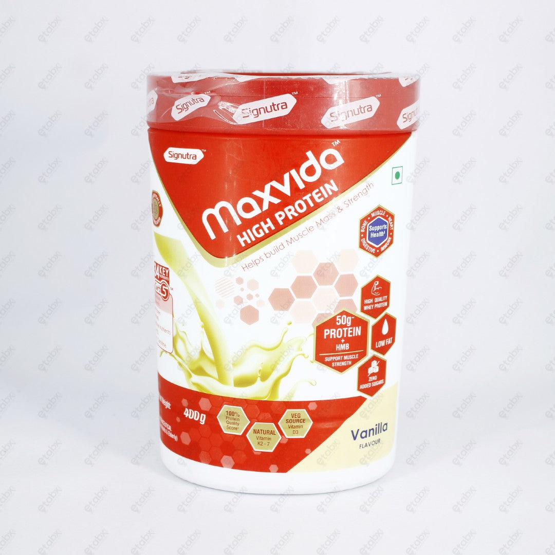 Maxvida High Protein Vanilla 400gm