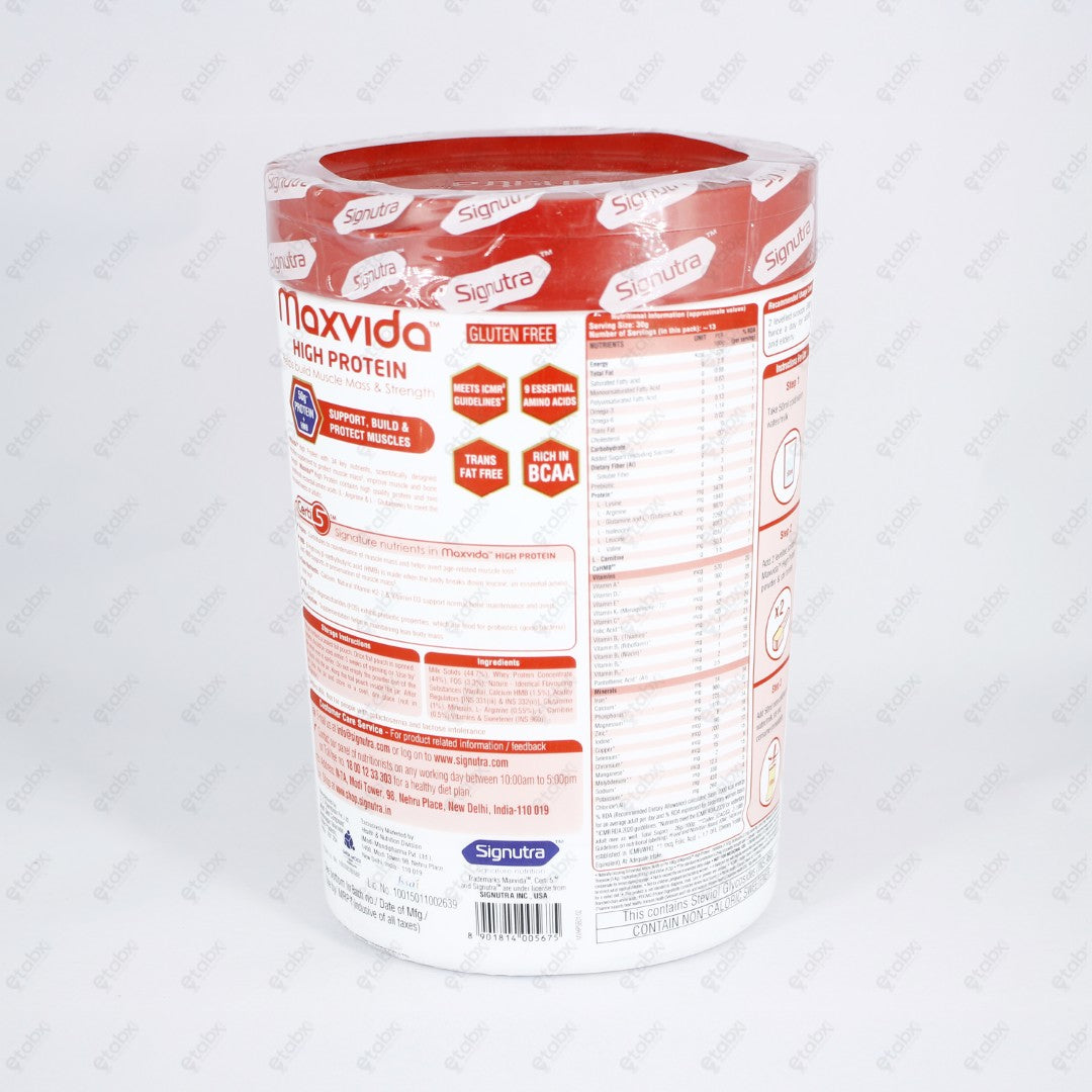 Maxvida High Protein Vanilla 400gm