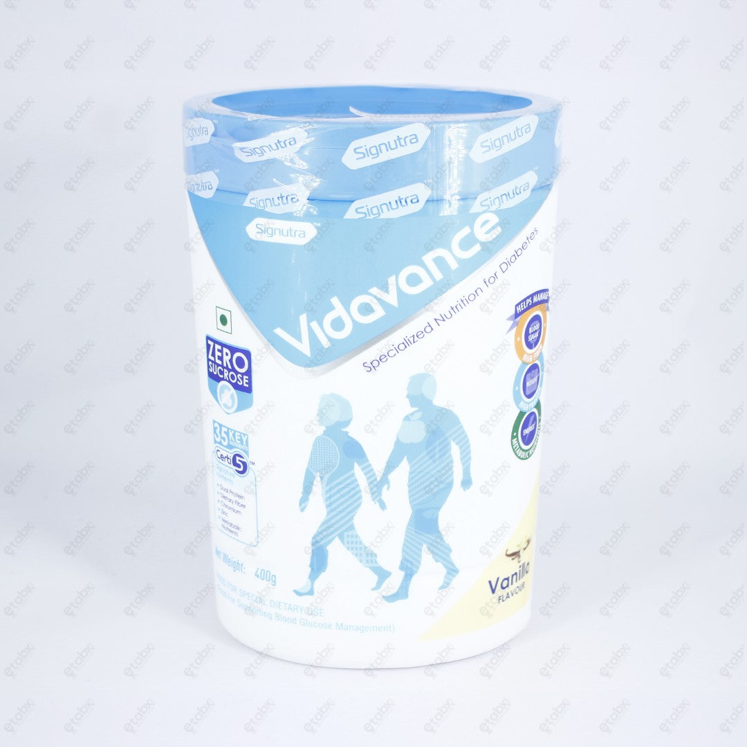 Vidavance Vanilla Nutritional Powder 400gm
