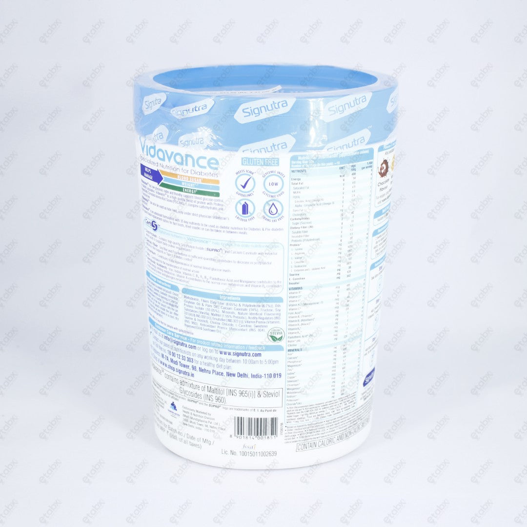 Vidavance Vanilla Nutritional Powder 400gm