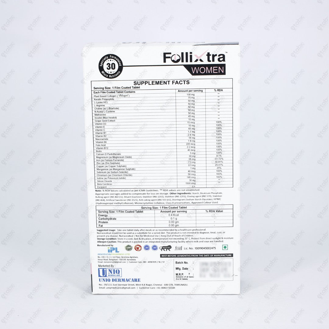 FOLLIXTRA Women Tablet 10's