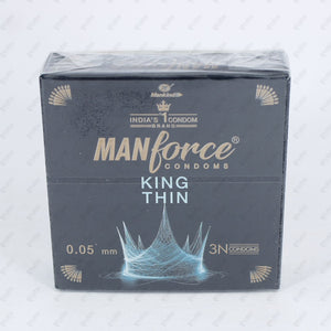 MANFORCE KING THIN CONDOMS 3'S