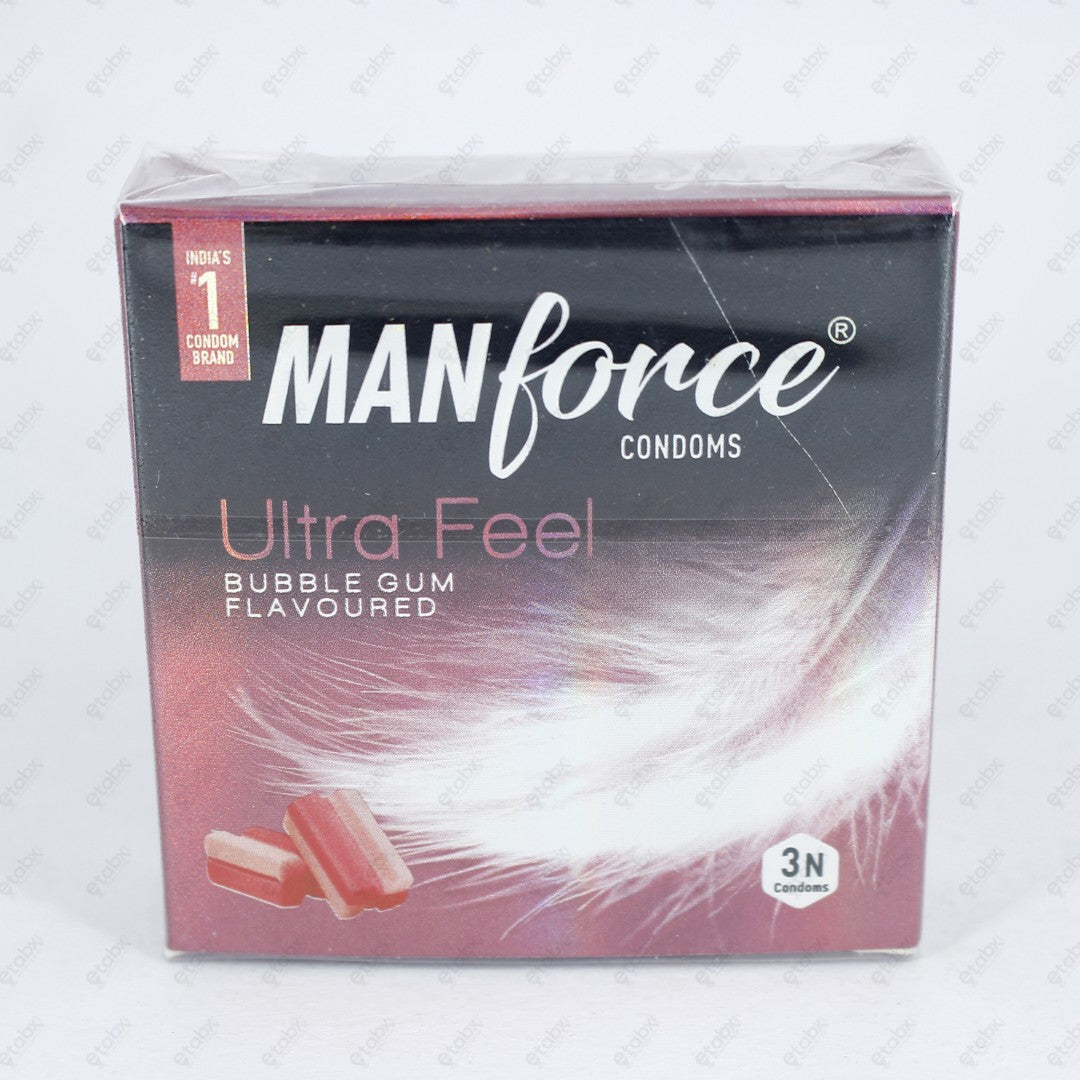 Manforce Ultra Feel Blue Gum Condoms 3's