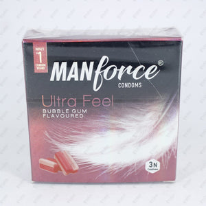 Manforce Ultra Feel Blue Gum Condoms 3's