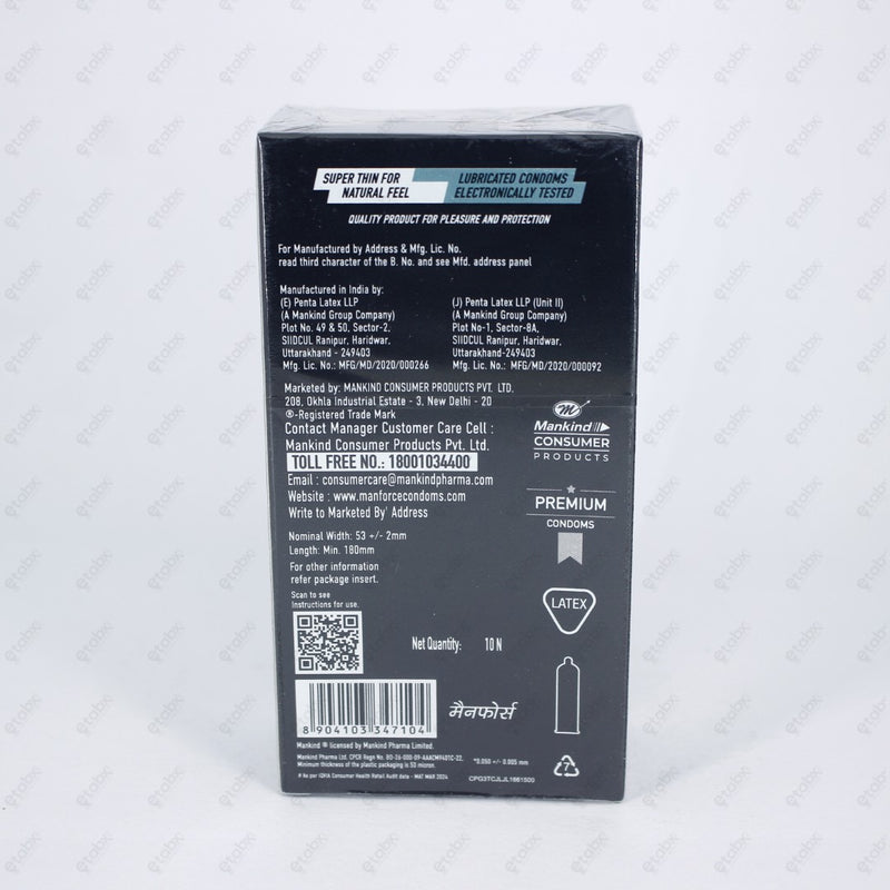 MANFORCE KING THIN CONDOMS 10'S