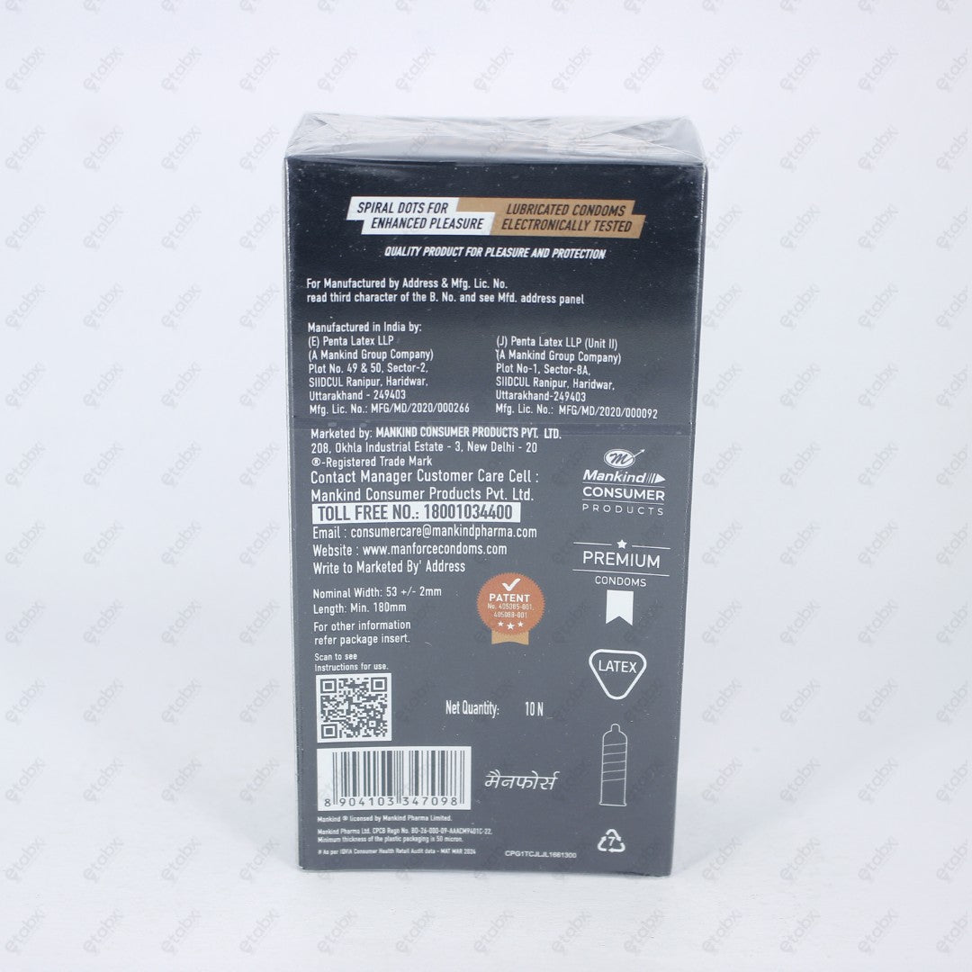 MANFORCE KIND DOTS CONDOMS 10'S