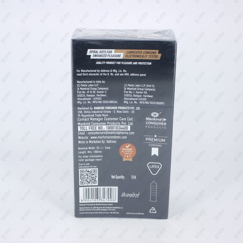 MANFORCE KIND DOTS CONDOMS 10'S