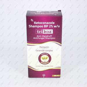 Trikoz Anti-Dandruff Antifungal Shampoo 80ml