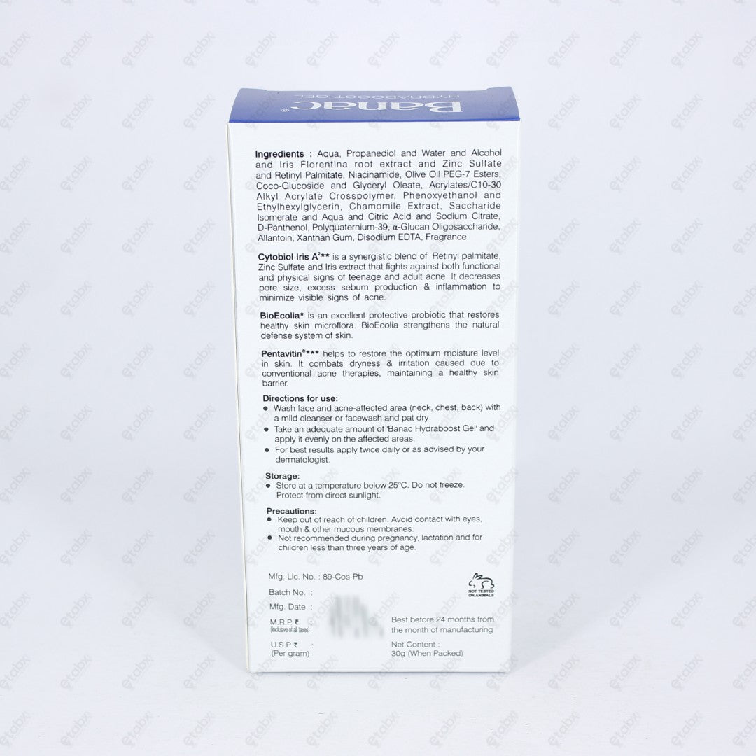 Banac Hydraboost Anti-Acne Gel 30gm