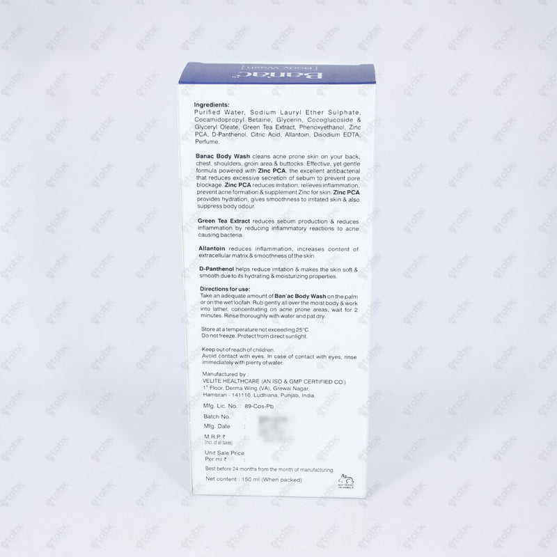 Banac Body Wash 150ml