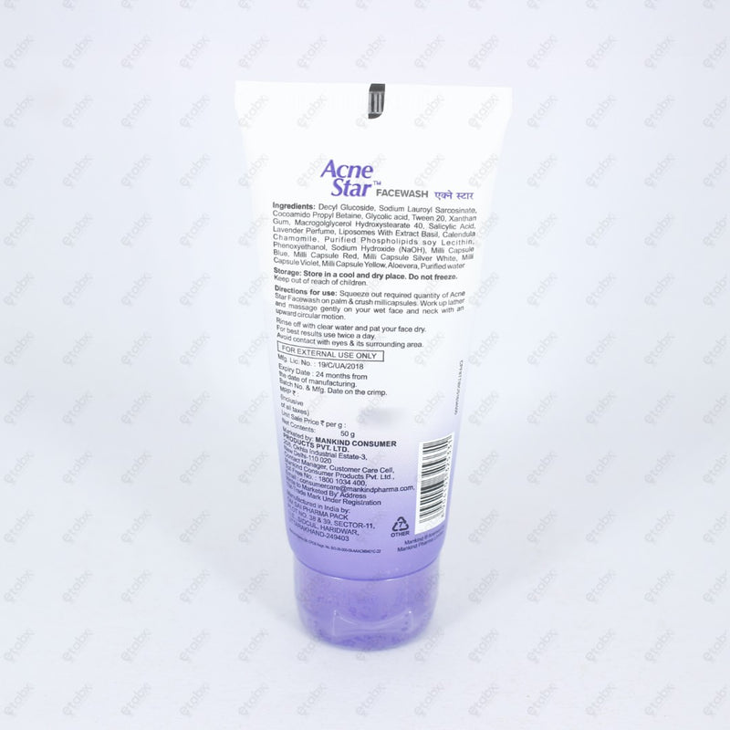 Acnestar Face Wash 50gm