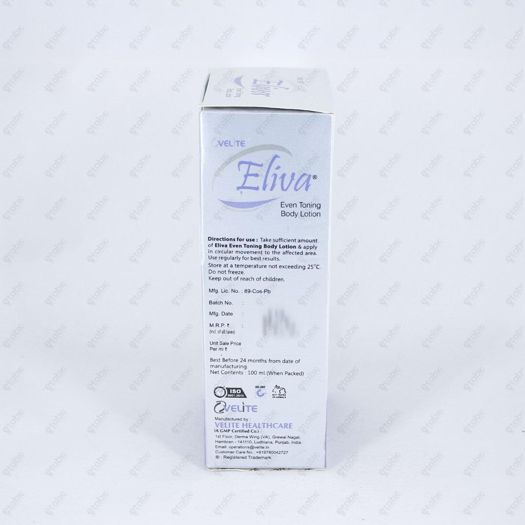 Eliva Even Tone Body Lotion 100ml