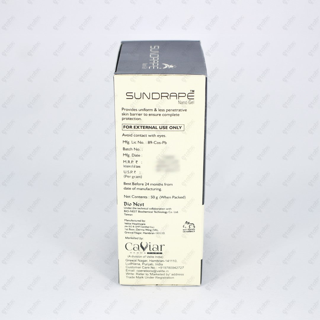 Sundrape Nanogel
