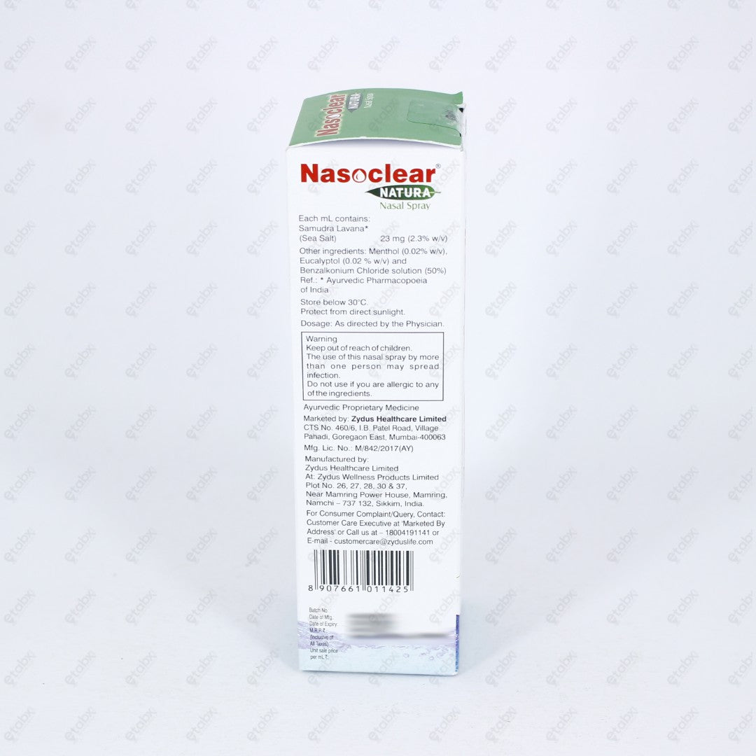 Nasoclear Natura Nasal Spray 30ml