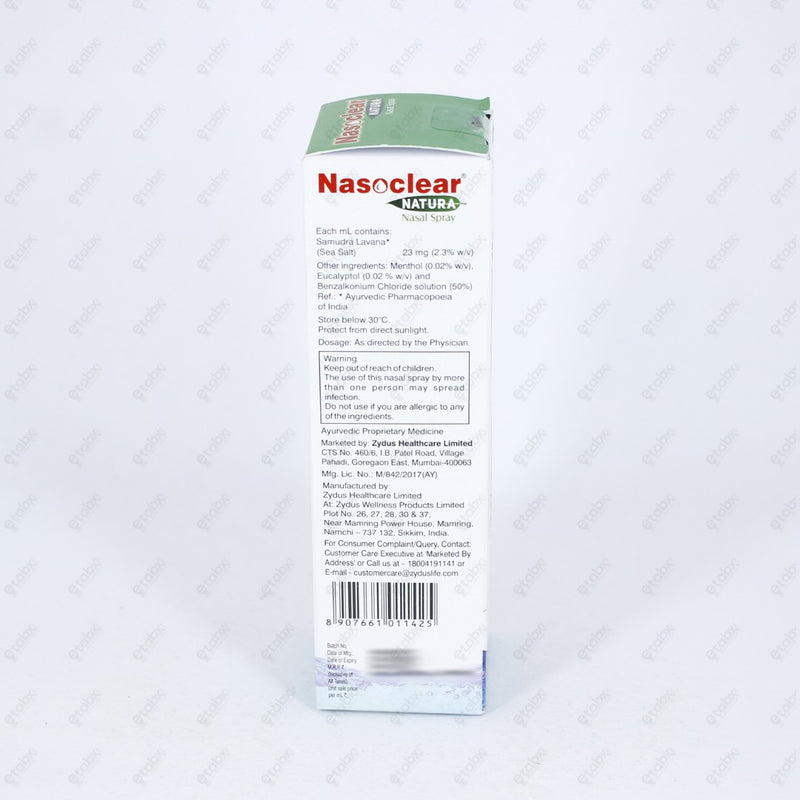Nasoclear Natura Nasal Spray 30ml