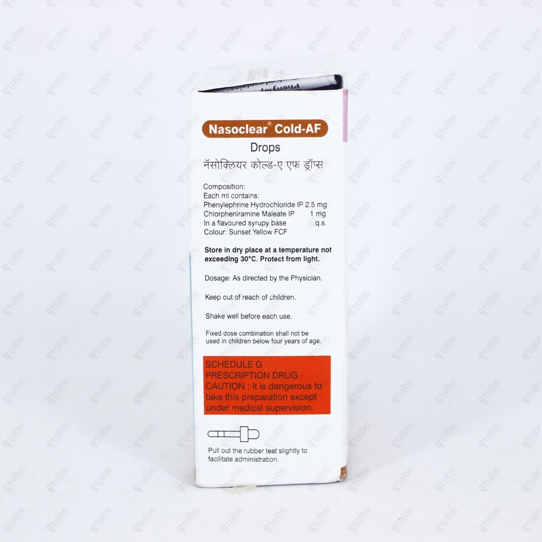 Nasoclear Cold AF Nasal Drops 15ml