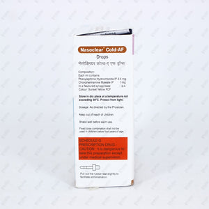 Nasoclear Cold AF Nasal Drops 15ml