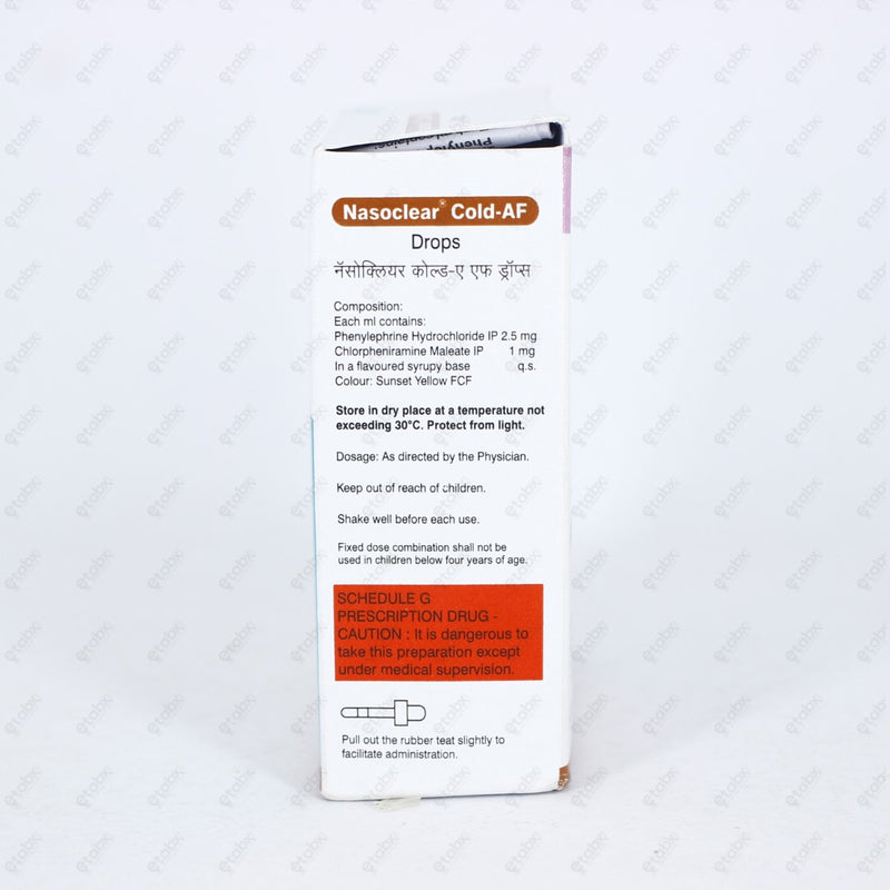 Nasoclear Cold AF Nasal Drops 15ml