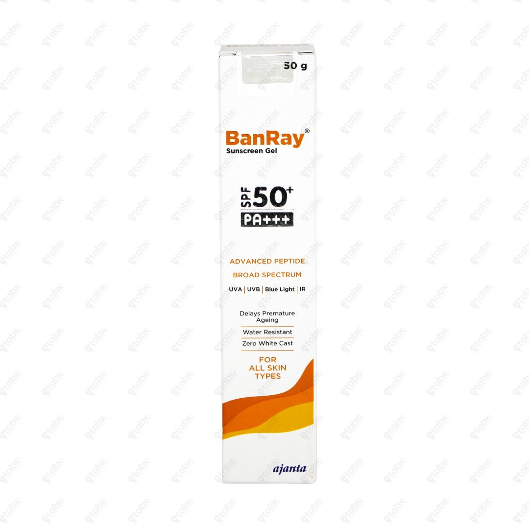 Bn Ray Banray Sunscreen Gel SPF 50 PA+++ 50gm – ETABX