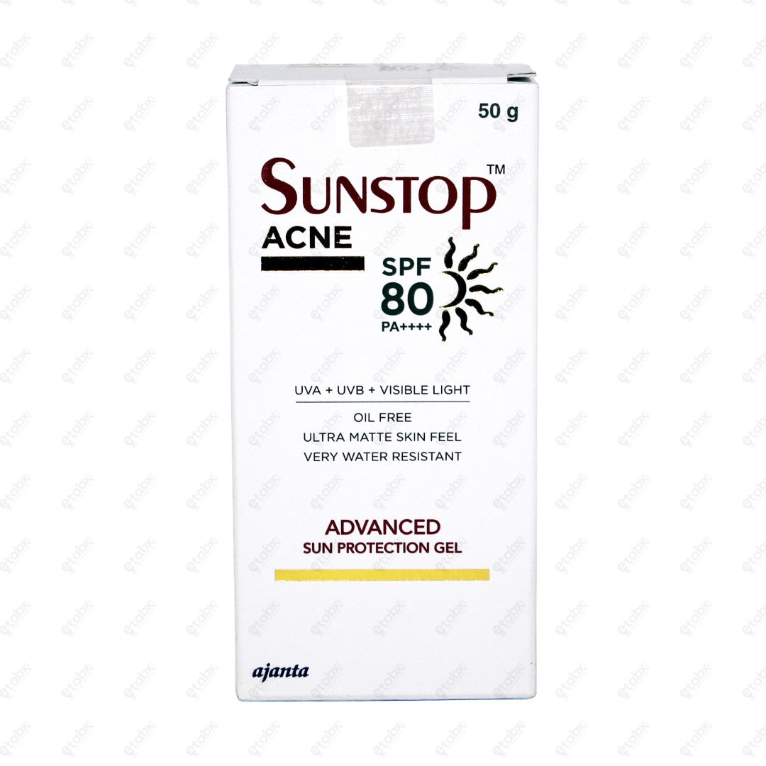 Sunstop Acne Gel SPF 80 50gm