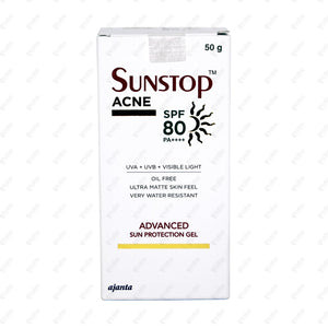 Sunstop Acne Gel SPF 80 50gm