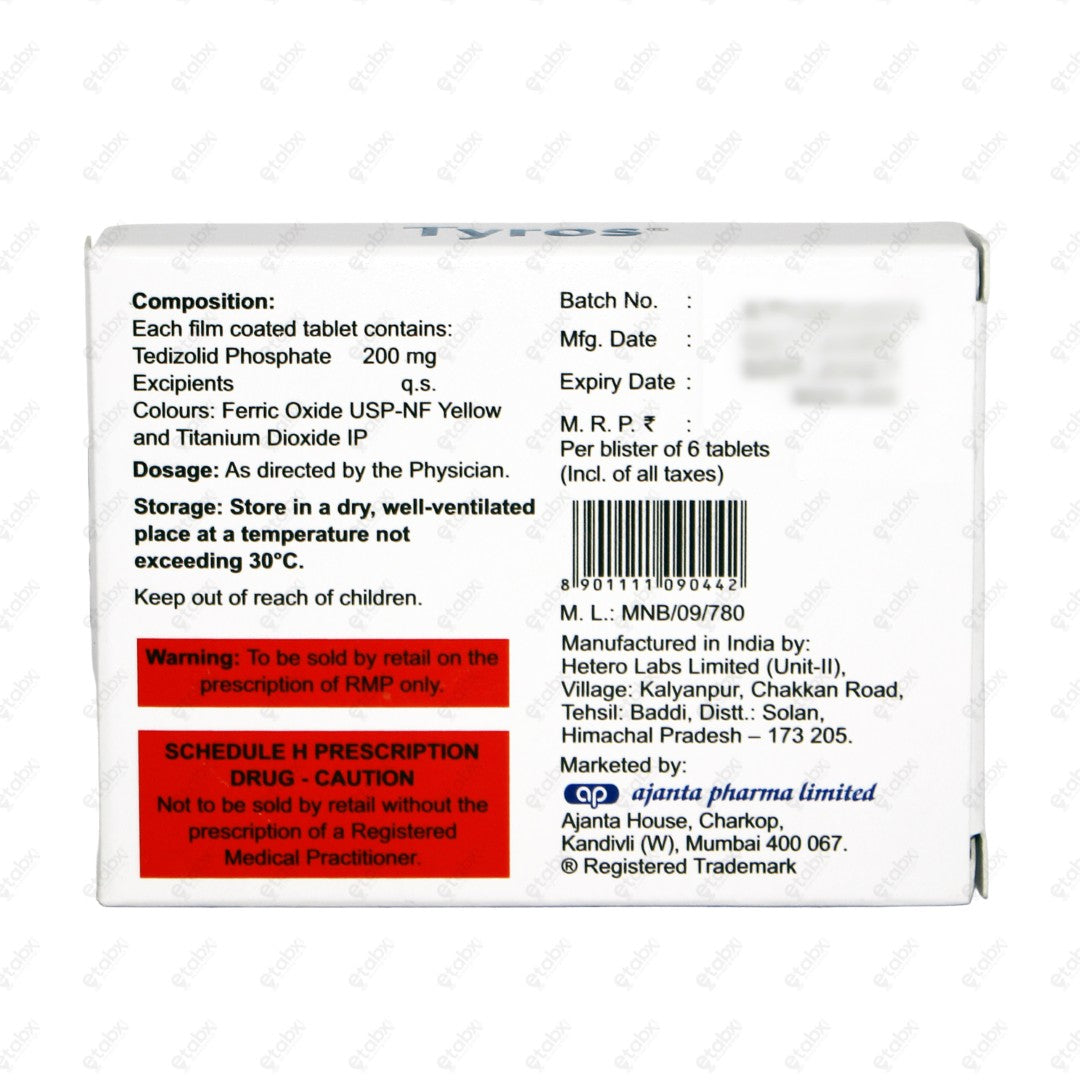 Tyros 200mg Tablet 6s