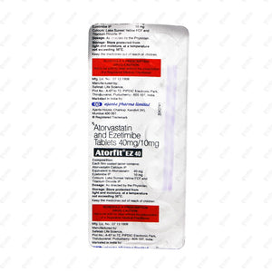 ATORFIT EZ 40/10mg Tablet 10's