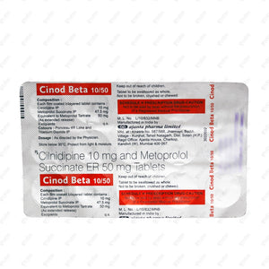 Cinod Beta 10/50mg Tablet 15's