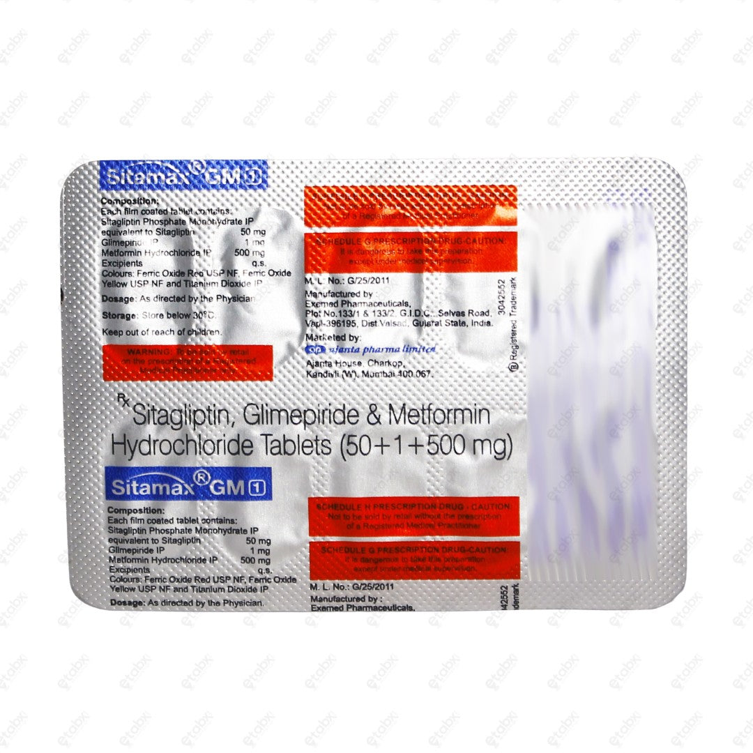 SITAMAX GM1 10 Tablets