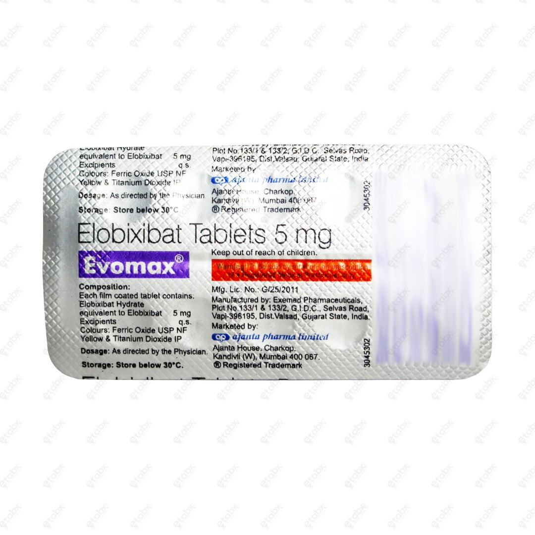 Evomax 5mg Tablet 10's