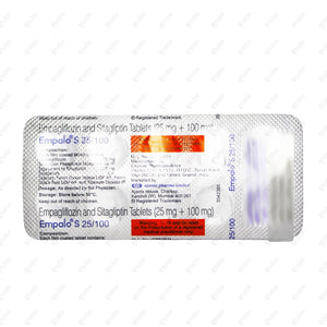 EMPALO S 25mg/100mg Tablets 10's