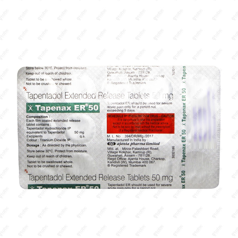 Tapenax ER 50 Tablet 15s