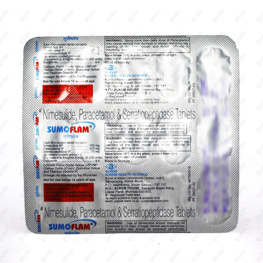 SUMOFLAM Tablet 15's