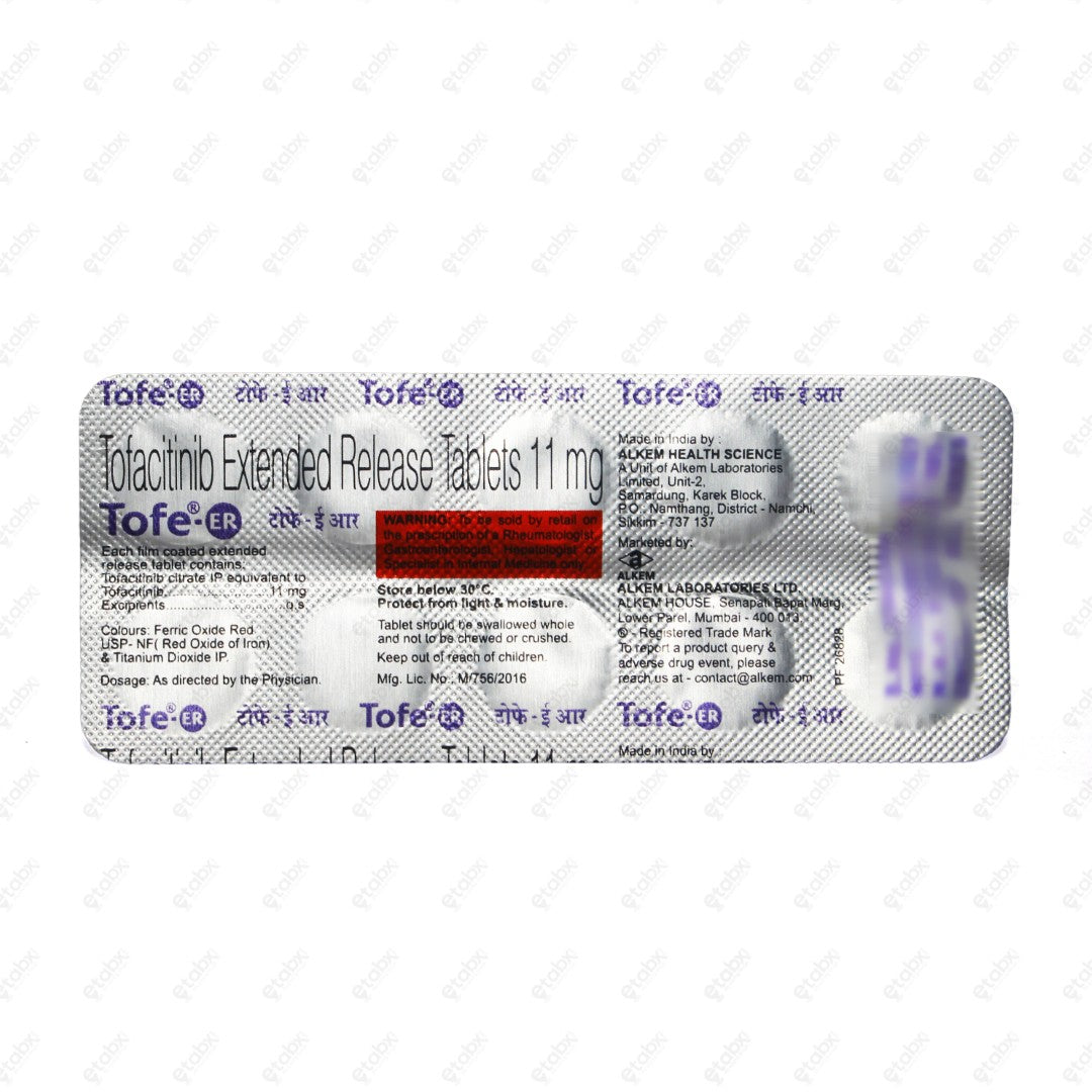 Tofe ER 11mg Tablet 10's
