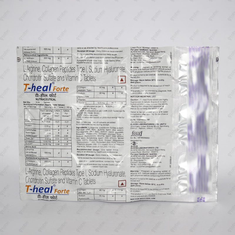 T HEAL FORTE Tablet 15's