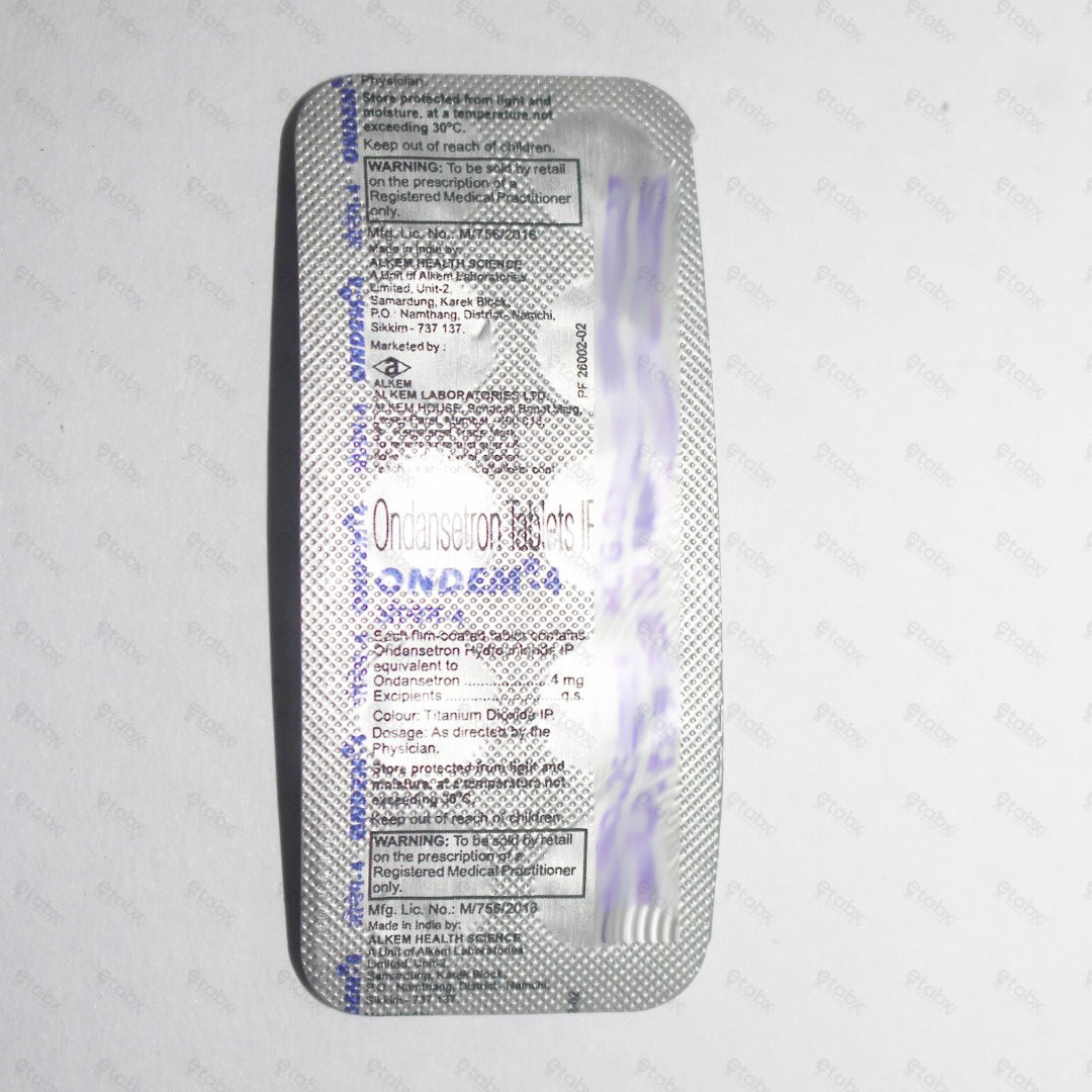 Ondem 4mg Tablet 10's