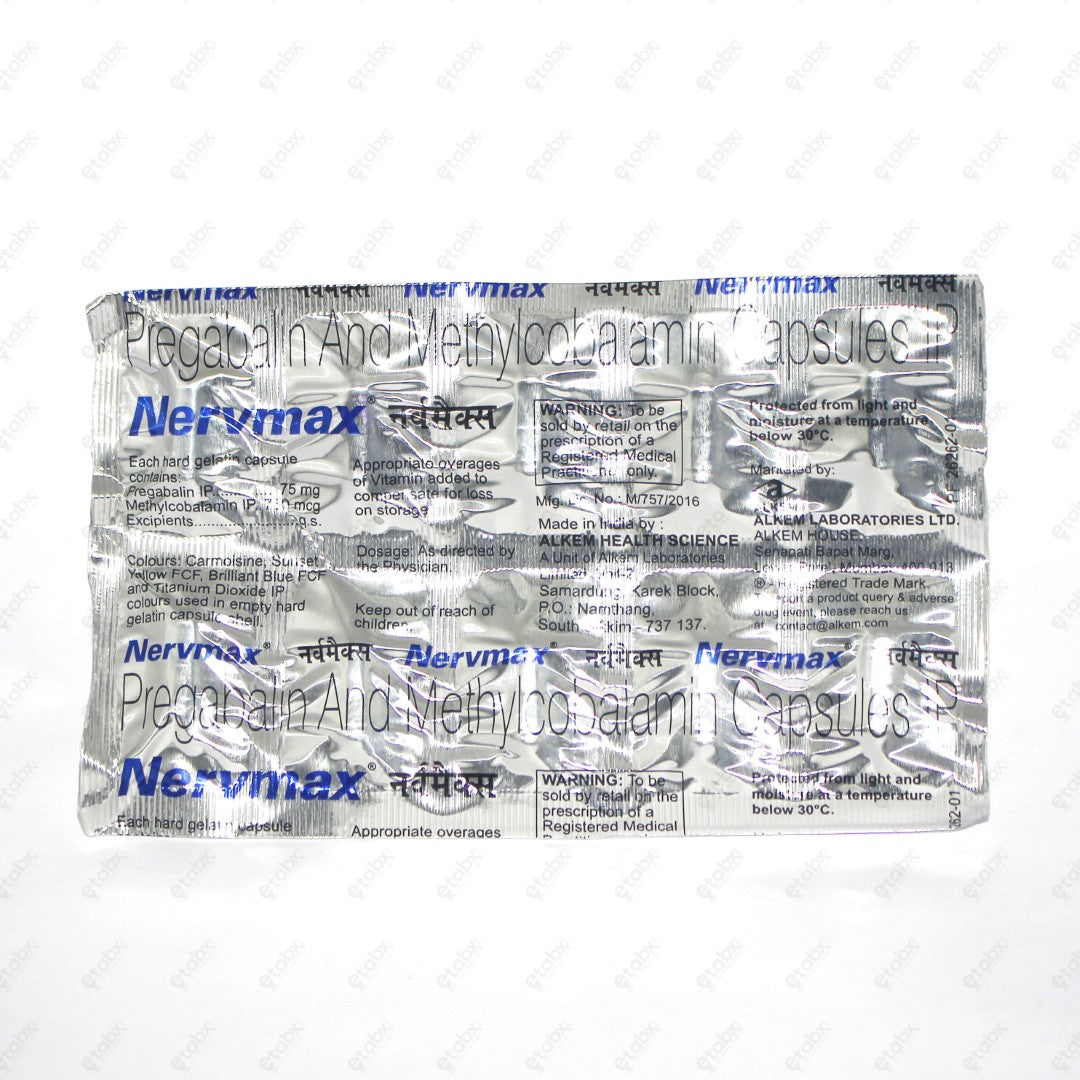 Nervmax Capsules 10s