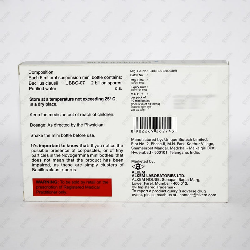Novogermina 10x5ML Bottle